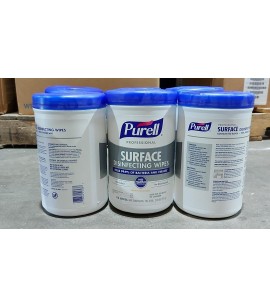 Purell 110 Count Professional Surface Disinfecting Wipes. 7200 Units. EXW Dallas 